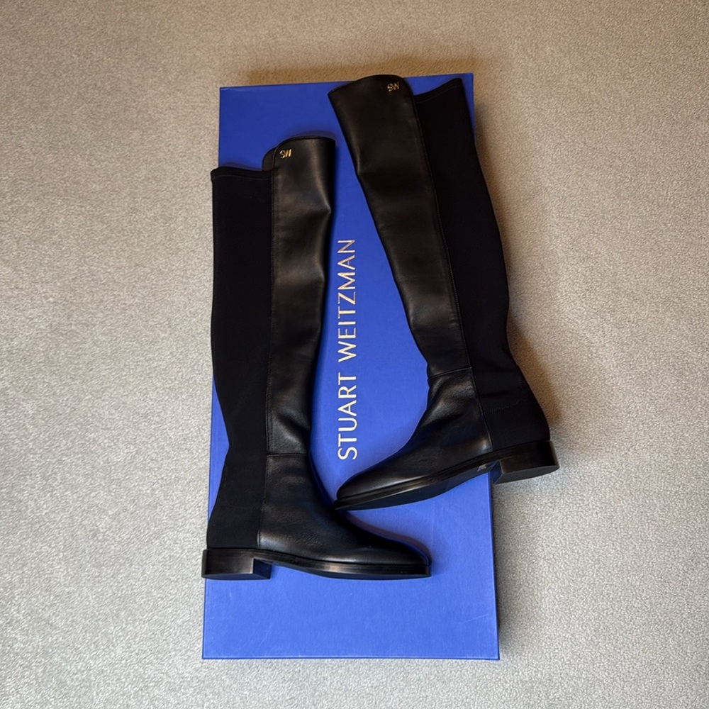 NIB Stuart Weitzman 5050 Black Boots
